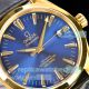 Super Copy VS Factory Omega Seamaster Aqua Terra 150m Yellow Gold Case Blue Face Watch (3)_th.jpg